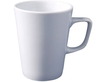 SUPERWHITE LATTE MUG 12OZ 34CL