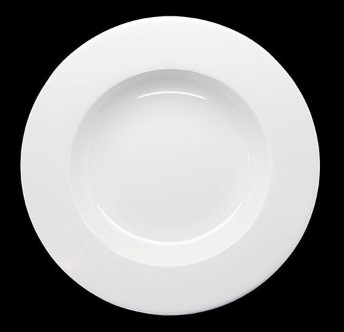 CREME MONET RIM BOWL 10 1/4Inch 26CM