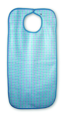 ADULT BIB WASHABLE FABRIC GINGHAM 45 x 90cm LARGE
