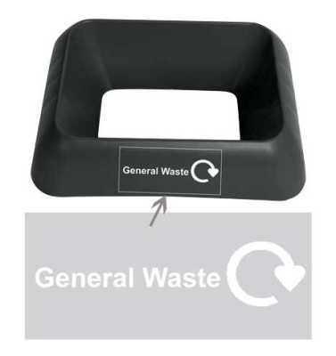 GENERAL WASTE LOGO FOR BIN