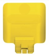 RUBBERMAID SLIM JIM RECYCLING STATION BILLBOARD YELLOW