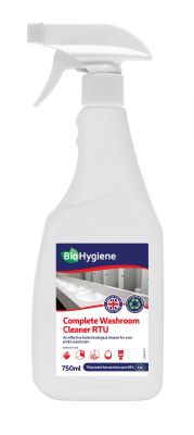 BIO HYGIENE COMPLETE WASHROOM CLEANER 6X750ML  RTU