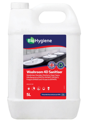 BIO HYGIENE WASHROOM 4D SANITISER 2X5L