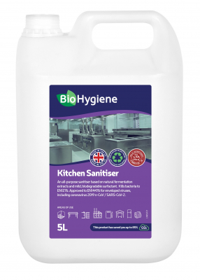 BIOHYGIENE KITCHEN SANITISER 2X5L CONCENTRATE