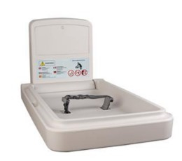 BABY CHANGING UNIT VERTICAL WHITE