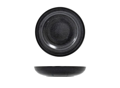 ARTISAN GRANITE BOWL COUPE DEEP 25CM BLACK