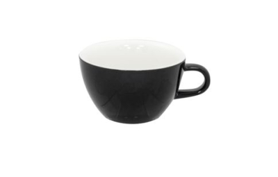SUPERWHITE BOWL SHAPE CUP BLACK 285ML/10OZ