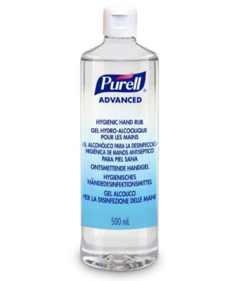 PURELL ADVANCED HYGIENIC HAND RUB 500ML FLIP TOP *CLEARANCE*
