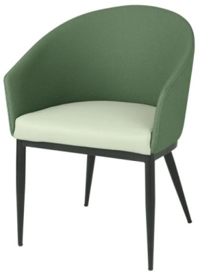 BOLERO SLOANE INTERIOR DINING CHAIRS - GREEN FOREST MIX X2