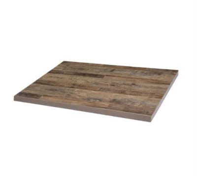 BOLERO PRE-DRILLED RECTANGULAR TABLE TOP URBAN DARK 700MM