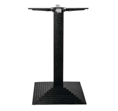 BOLERO CAST IRON STEP SQUARE TABLE BASE 720X425MM CE153