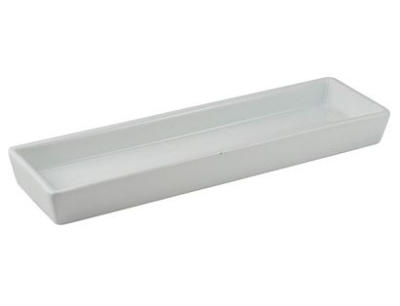 GENWARE PORCELAIN RECTANGULAR DISH HOLDER 28 X 8CM