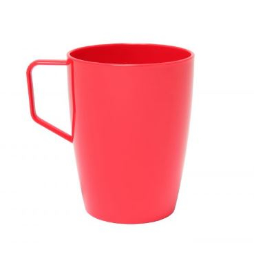 COPOLYESTER BEAKER WITH HANDLE RED 280ML T09IN