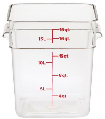 17.2LTR CAMBRO CLEAR STORAGE CONTAINER 25.6X31X32(H)CM