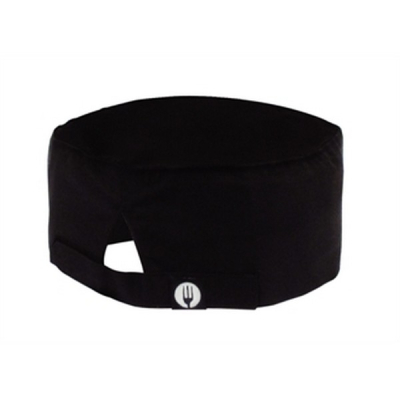 BLACK COOLVENT BEANIE CHEFS HAT