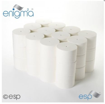 COMPACT CORELESS TOILET ROLL 2PLY