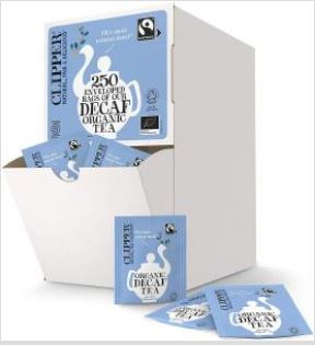 CLIPPER DE-CAFF TEA ENVELOPED