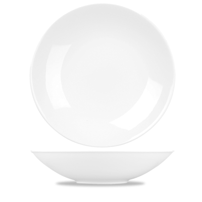 CHURCHILL ALCHEMY FINE CHINA WHITE BALANCE COUPE BOWL 176OZ