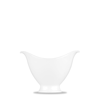 CHURCHILL ALCHEMY FINE CHINA WHITE BALANCE FOOTED SOUP BOWL 12OZ