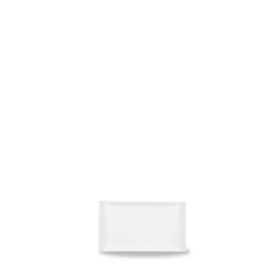 CHURCHILL ALCHEMY FINE CHINA WHITE BALANCE RECTANGULAR BUFFET TRAY 6.7X3.9Inch