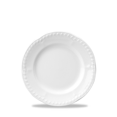 CHURCHILL SUPER VITRIFIED BUCKINGHAM WHITE PLATE 6.5Inch