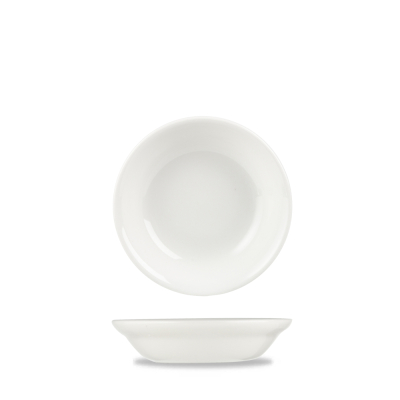 CHURCHILL SUPER VITRIFIED WHITE RIMLESS FRUIT BOWL 4.9OZ