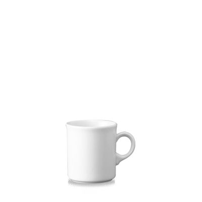 CHURCHILL SUPER VITRIFIED WHITE HOLLOWARE NOVA MUG 7.9OZ