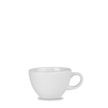 CHURCHILL SUPER VITRIFIED WHITE PROFILE COFFEE CUP 12OZ