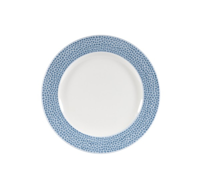 CHURCHILL SUPER VITRIFIED ISLA OCEAN BLUE PLATE 6.7Inch