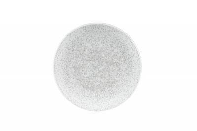 CHURCHILL ART DE CUISINE MENU SHADES CALDERA CHALK WHITE COUPE PLATE 8Inch