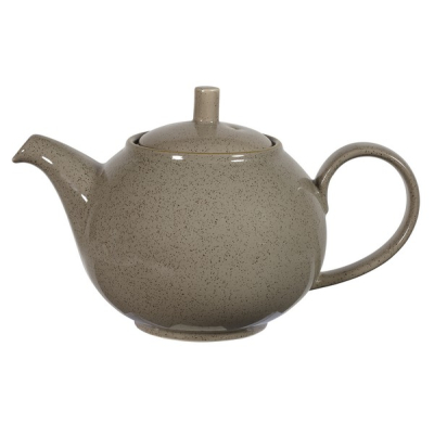 CHURCHILL SUPER VITRIFIED STONECAST PEPPERCORN GREY TEAPOT 30OZ