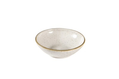 CHURCHILL SUPER VITRIFIED STONECAST BARLEY WHITE SHALLOW BOWL 9OZ