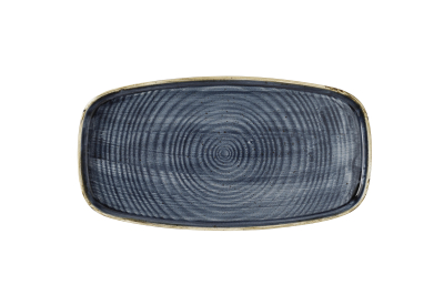 CHURCHILL STONECAST BLUEBERRY OBLONG CHEFS PLATES 12X7Inch