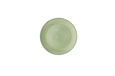 CHURCHILL STONECAST SAGE GREEN EVOLVE COUPE PLATE 8.67Inch