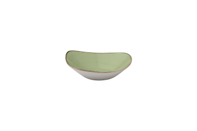 CHURCHILL STONECAST SAGE GREEN LOTUS BOWL 7Inch