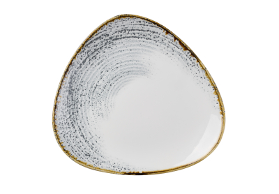 CHURCHILL HOMESPUN ACCENTS JASPER GREY LOTUS PLATE 10Inch