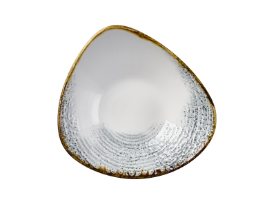 CHURCHILL HOMESPUN ACCENTS JASPER GREY LOTUS BOWL 9Inch