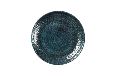 CHURCHILL HOMESPUN CHROMA BLUE EVOLVE COUPE PLATE 6.5Inch