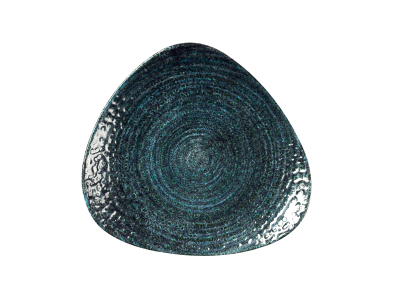 CHURCHILL HOMESPUN CHROMA BLUE LOTUS PLATE 7Inch