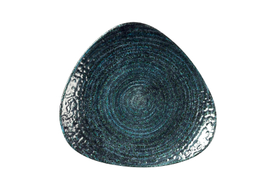 CHURCHILL HOMESPUN CHROMA BLUE LOTUS PLATE 9Inch