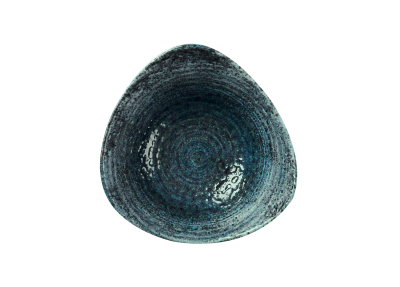 CHURCHILL HOMESPUN CHROMA BLUE LOTUS BOWL 9Inch