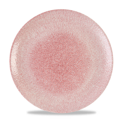 RAKU ROSE QUARTZ PINK COUPLE PLATE 28.8CM