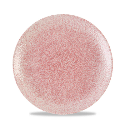 RAKU ROSE QUARTZ PINK COUPLE PLATE 21.7CM