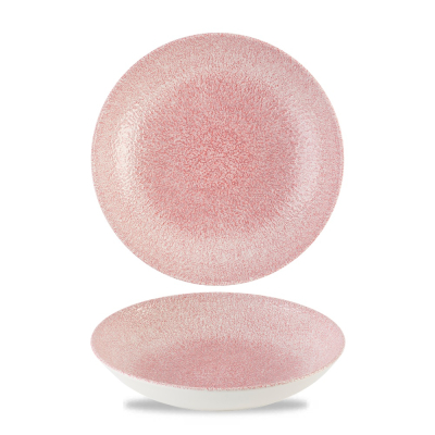RAKU ROSE QUARTZ PINK COUPE BOWL 15OZ