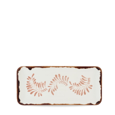 HARVEST MEDITERRANEAN TERRACOTTA RECTANGULAR PLATE