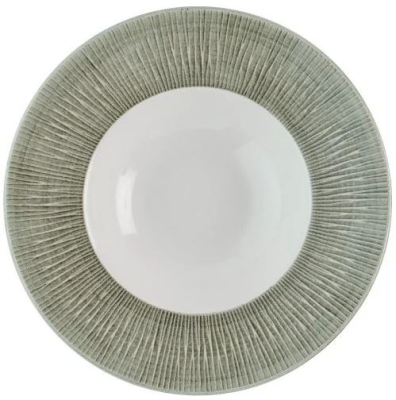 BAMBOO CERAMIC SPINWASH ALPINE WIDE RIM BOWL 9 1/2Inch