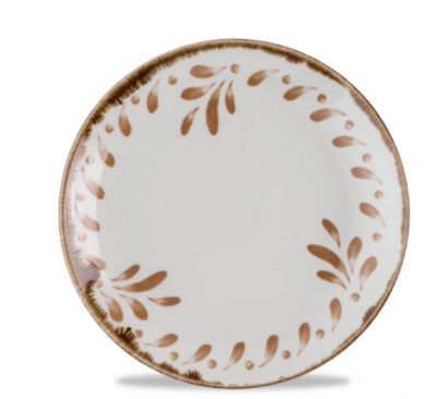 HARVEST MEDITERRANEAN TERRACOTTA COUPE PLATE 6.5Inch