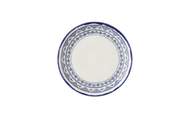 HARVEST MEDITERRANEAN MORESQUE COUPE PLATE 10.25Inch