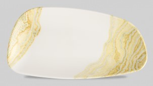 TIDE GOLD CHEFS GEO PLATE 11 3 /4X6 1/8Inch