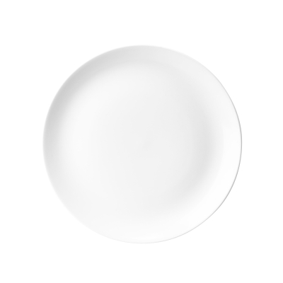WHITE EVOLVE COUPE PLATE 9Inch